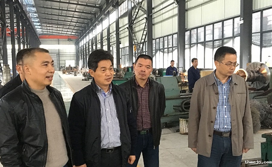 莲都区委书记葛学斌到我厂调研(图1)